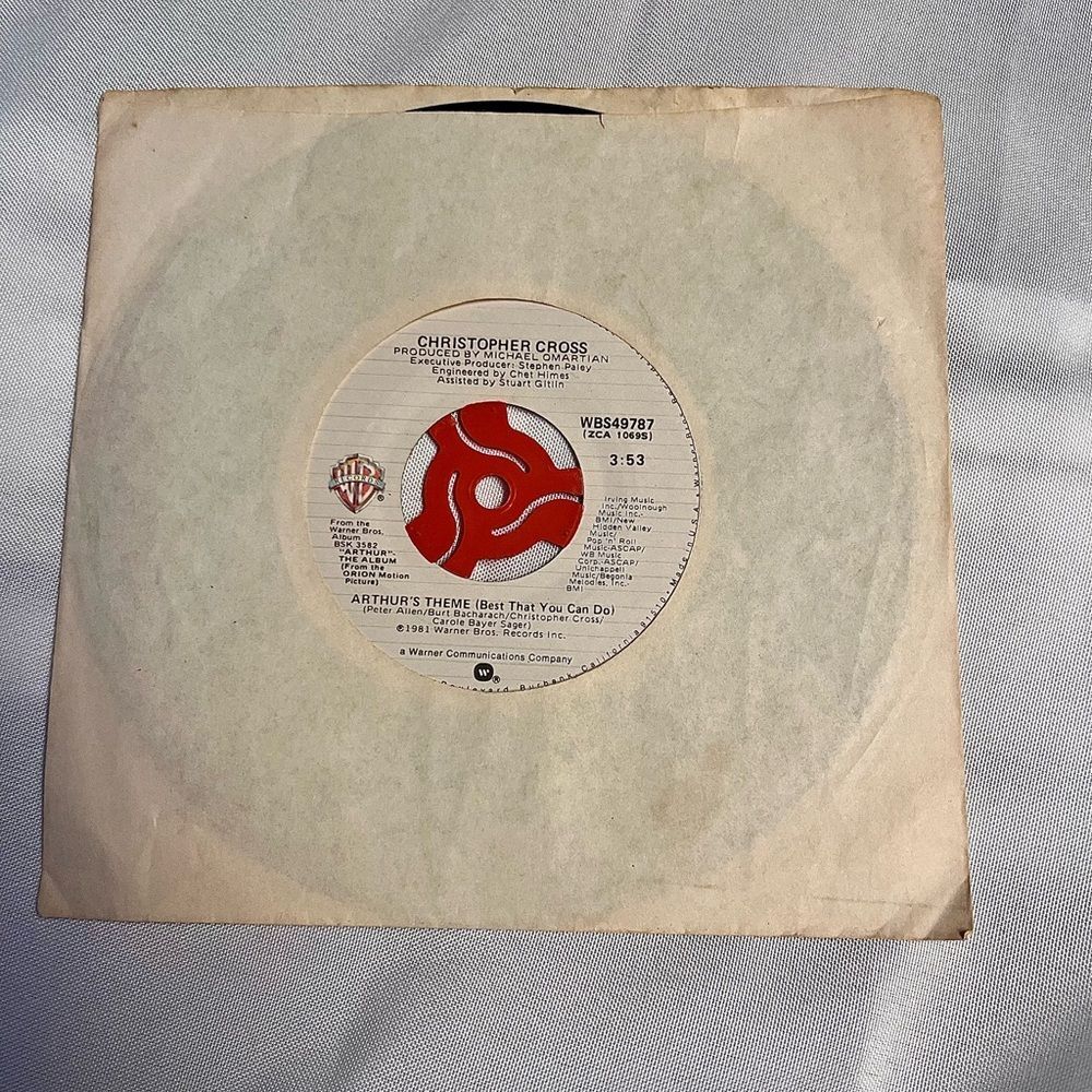 Warner Bros.‎ Vinyl Record with Red Label